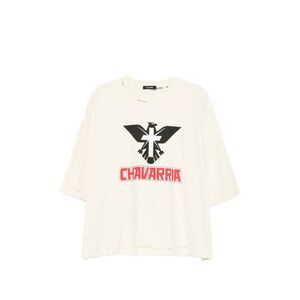 Willy Chavarria Neutrals T-Shirts & Vests - T-Shirts Men